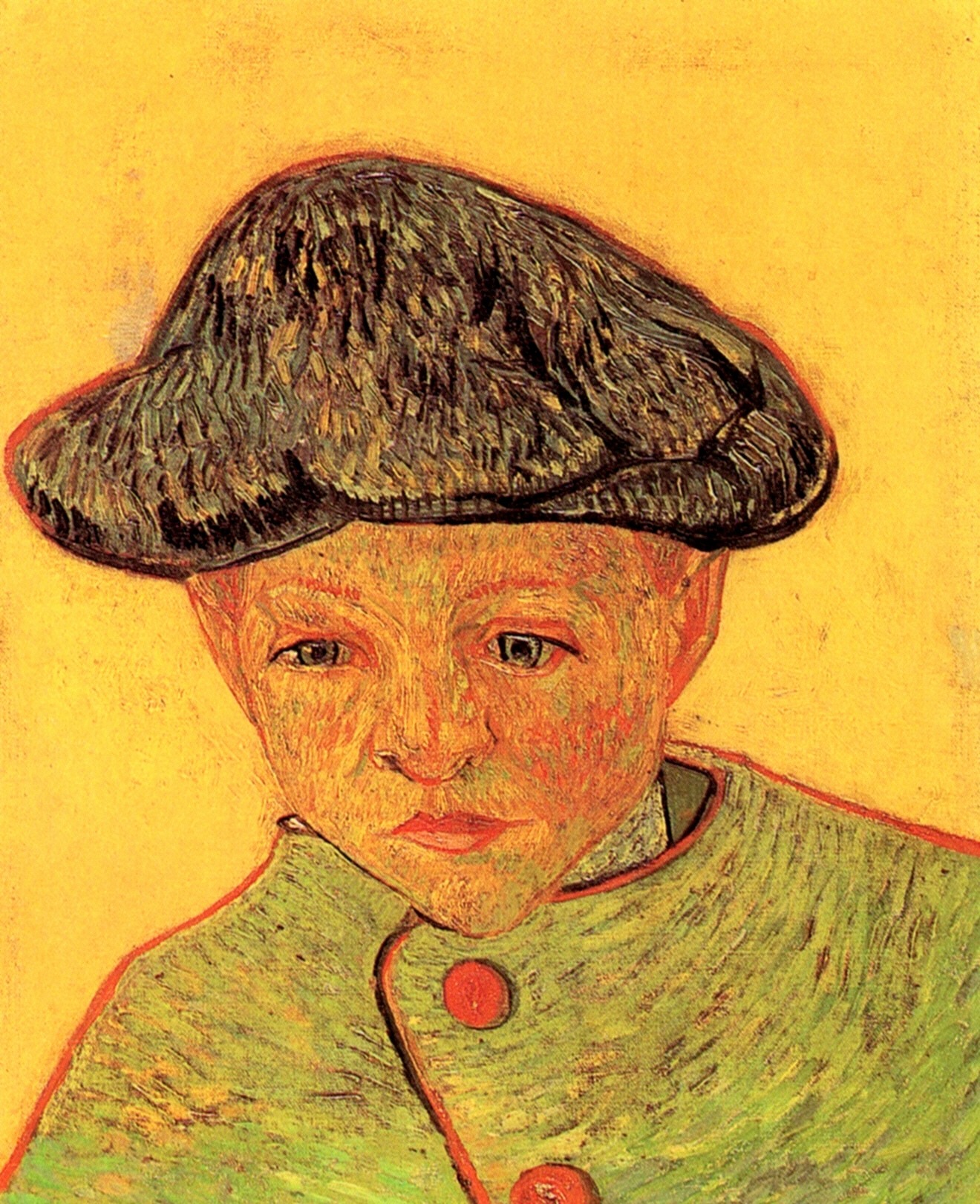 Картина Ван Гога Портрет Камиля Рулен 1888